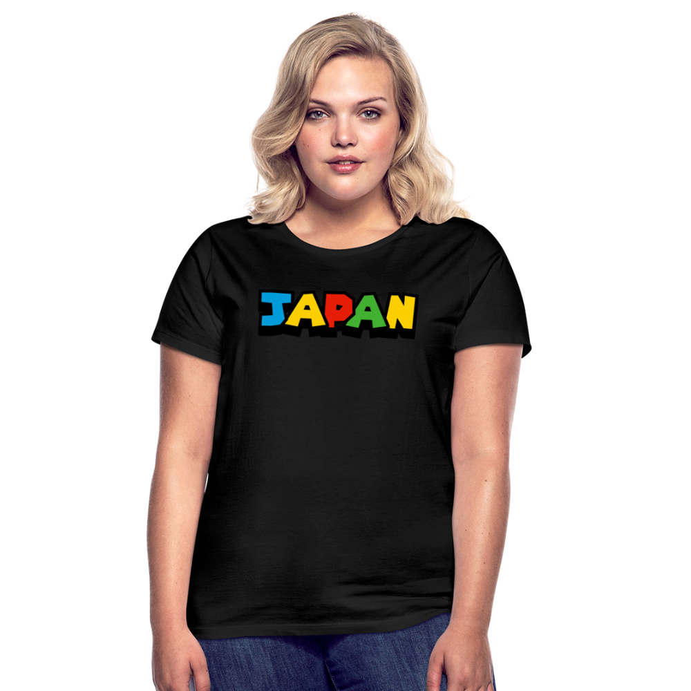 T-Shirt Ladies Japan "Mario Style" - Schwarz