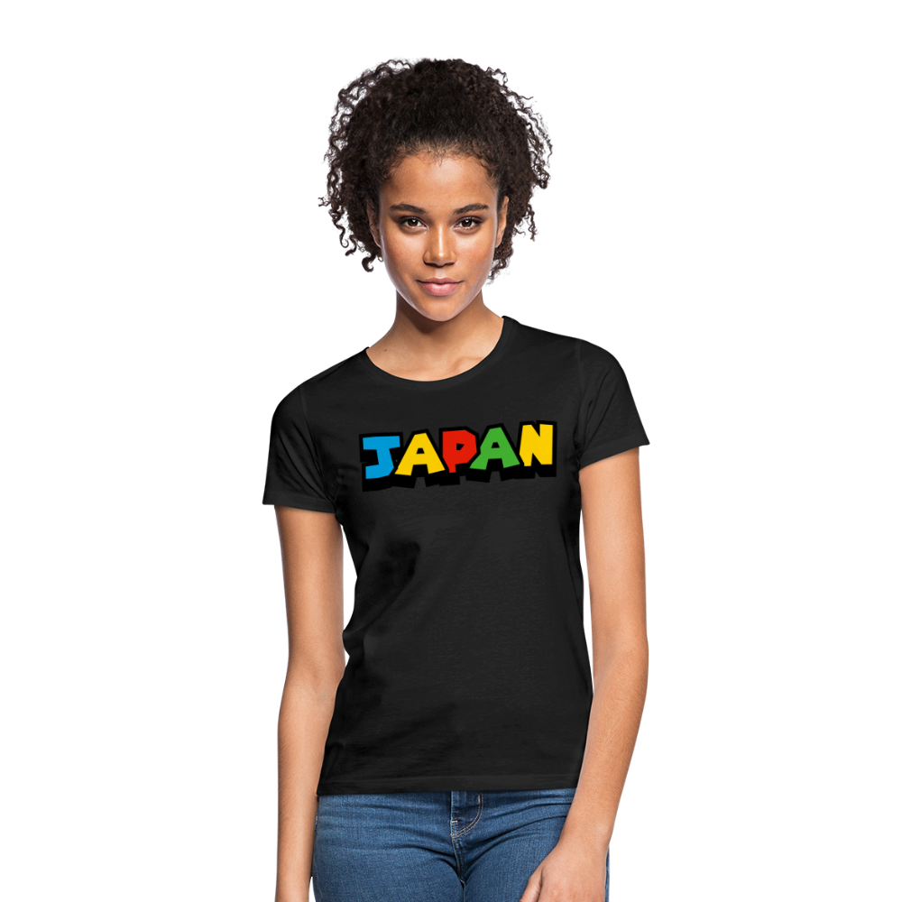 T-Shirt Ladies Japan "Mario Style" - Schwarz