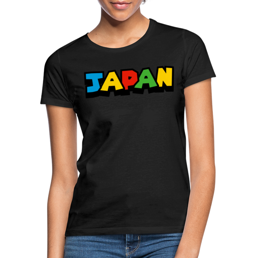 T-Shirt Ladies Japan "Mario Style" - Schwarz