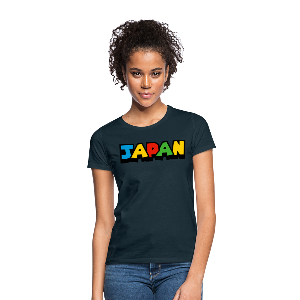T-Shirt Ladies Japan "Mario Style" - Navy