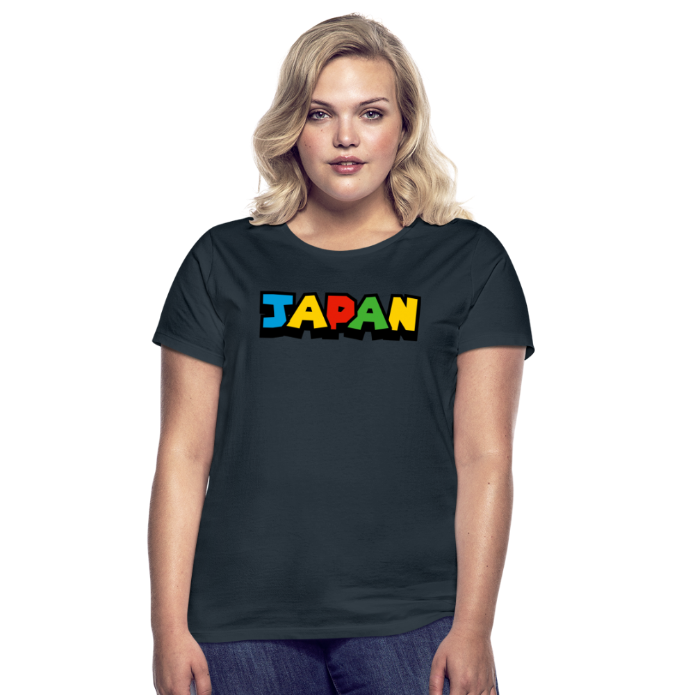 T-Shirt Ladies Japan "Mario Style" - Navy