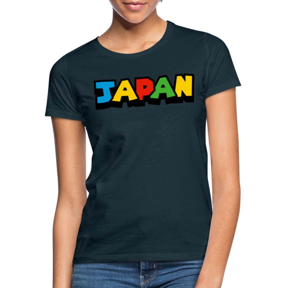 T-Shirt Ladies Japan "Mario Style" - Navy