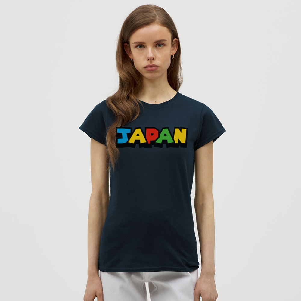 T-Shirt Ladies Japan "Mario Style" - Navy