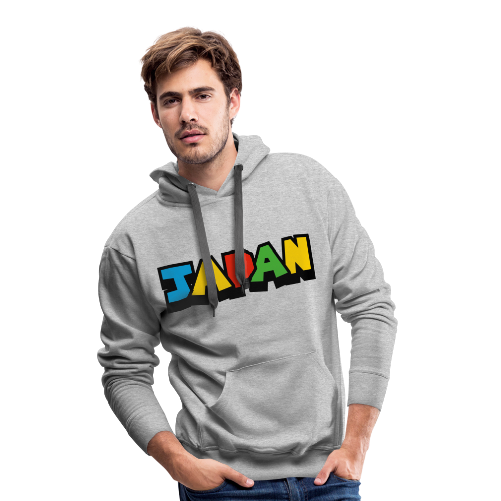 Hoodie Japan "Mario Style" - Grau meliert