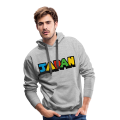 Hoodie Japan "Mario Style" - Grau meliert