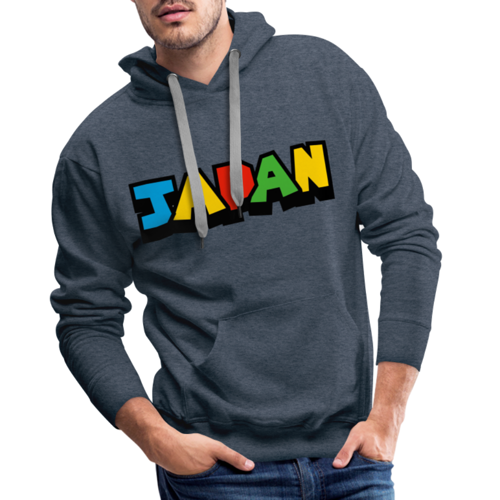 Hoodie Japan "Mario Style" - Jeansblau