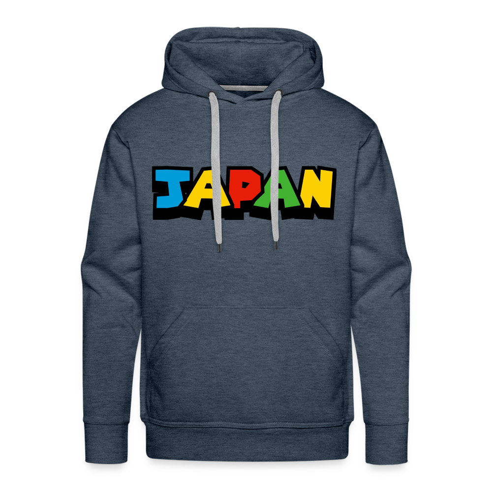 Hoodie Japan "Mario Style" - Jeansblau
