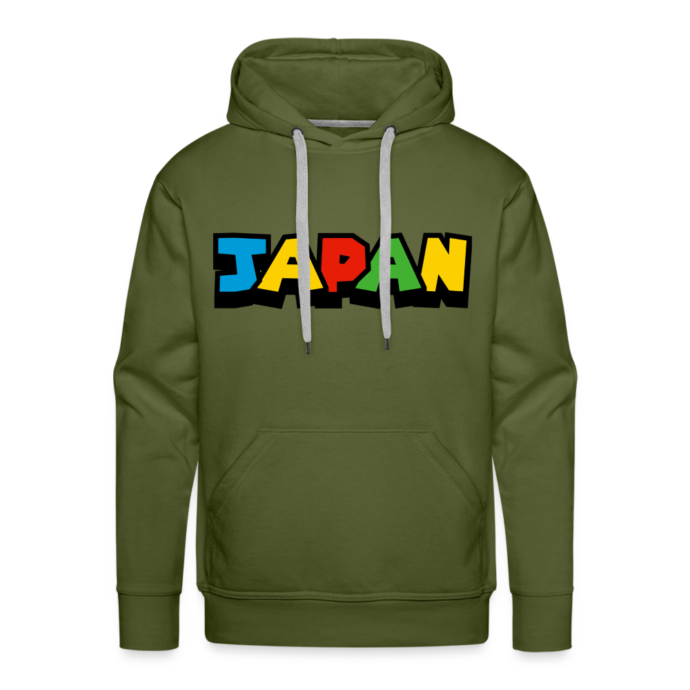 Hoodie Japan "Mario Style" - Olivgrün