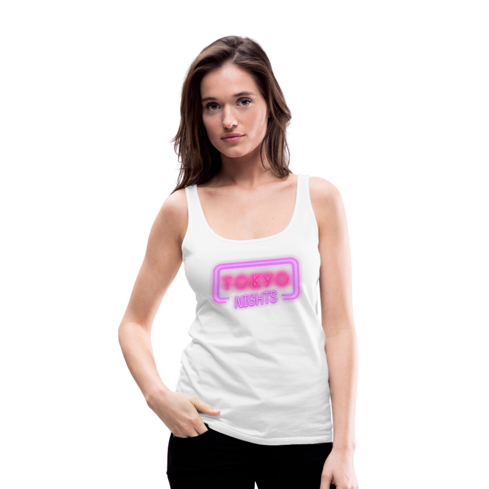 Tanktop Ladies Japan "Tokyo Nights" - Weiß