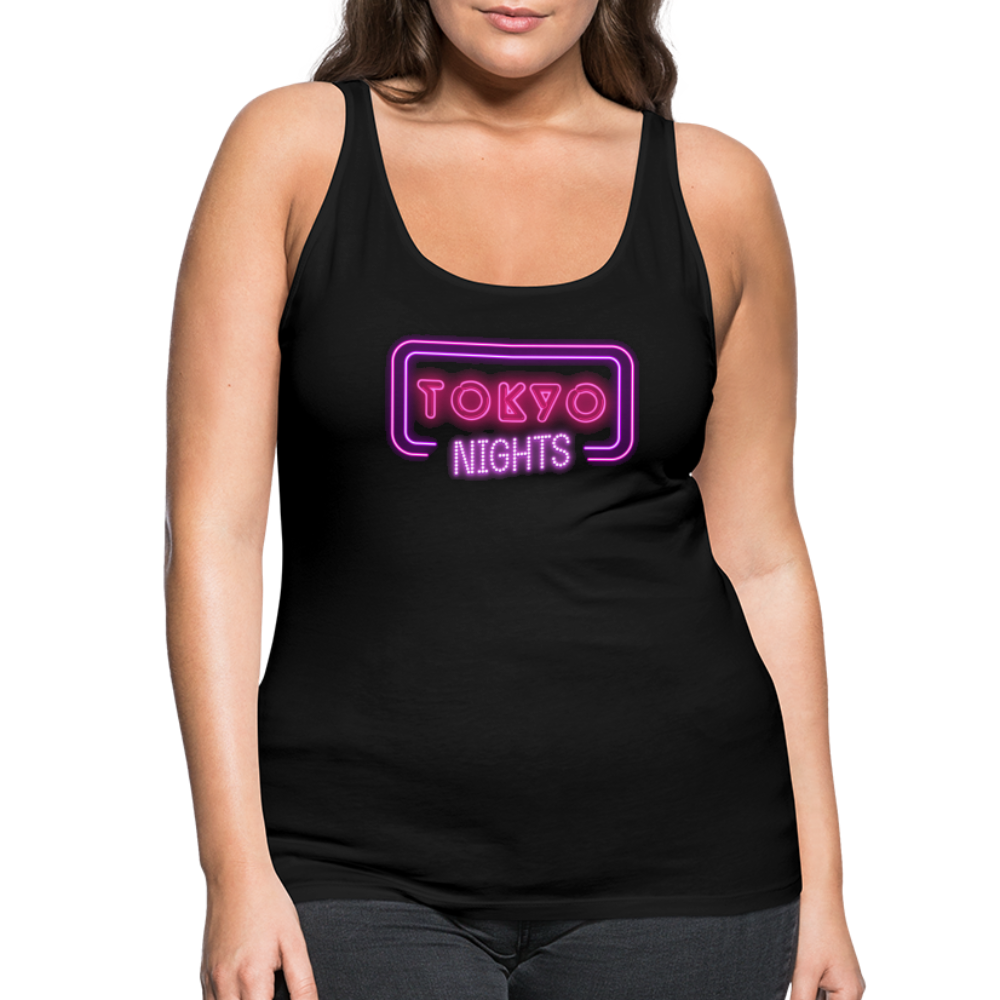 Tanktop Ladies Japan "Tokyo Nights" - Schwarz
