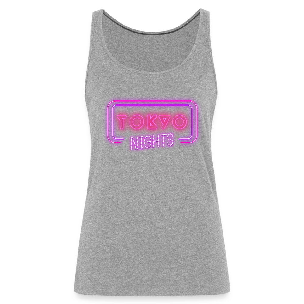 Tanktop Ladies Japan "Tokyo Nights" - Grau meliert
