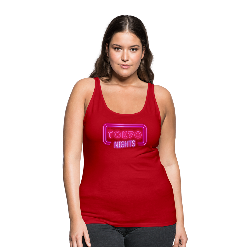 Tanktop Ladies Japan "Tokyo Nights" - Rot