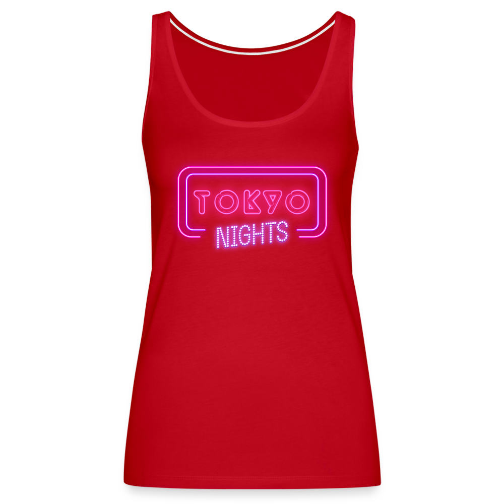 Tanktop Ladies Japan "Tokyo Nights" - Rot