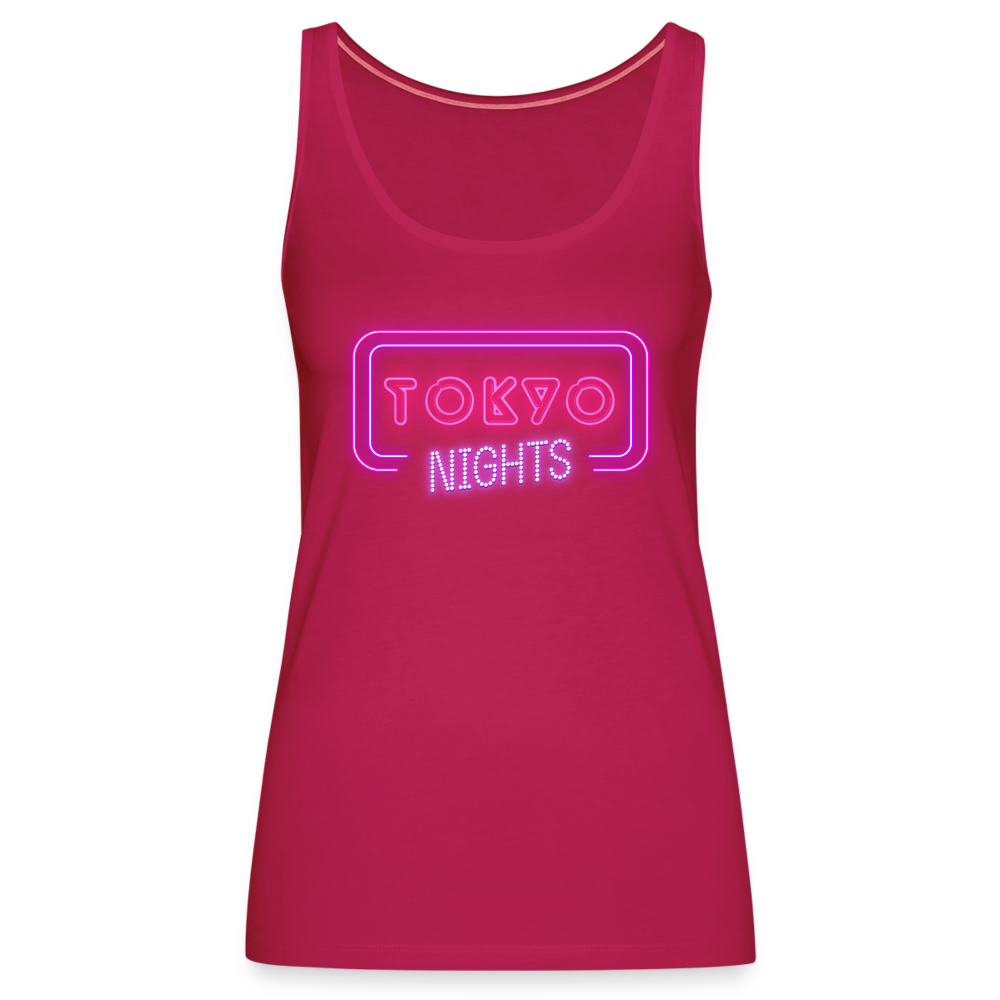Tanktop Ladies Japan "Tokyo Nights" - dunkles Pink