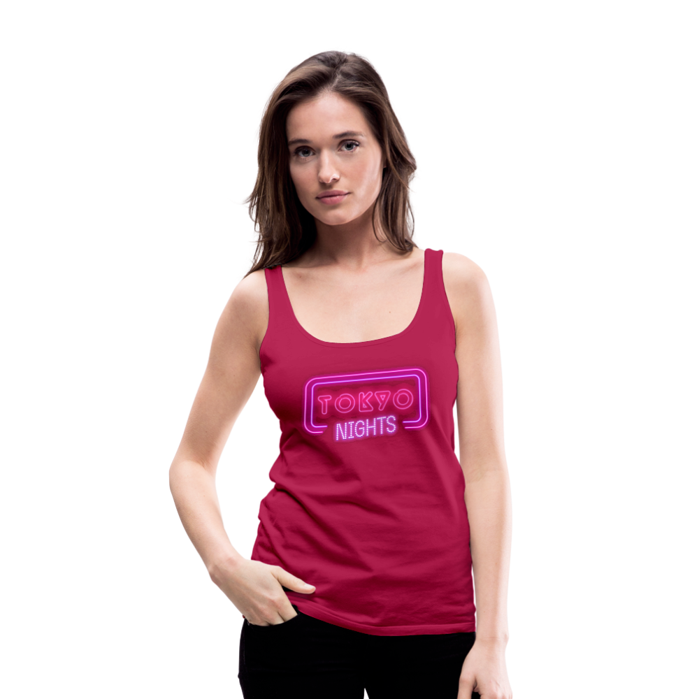 Tanktop Ladies Japan "Tokyo Nights" - dunkles Pink