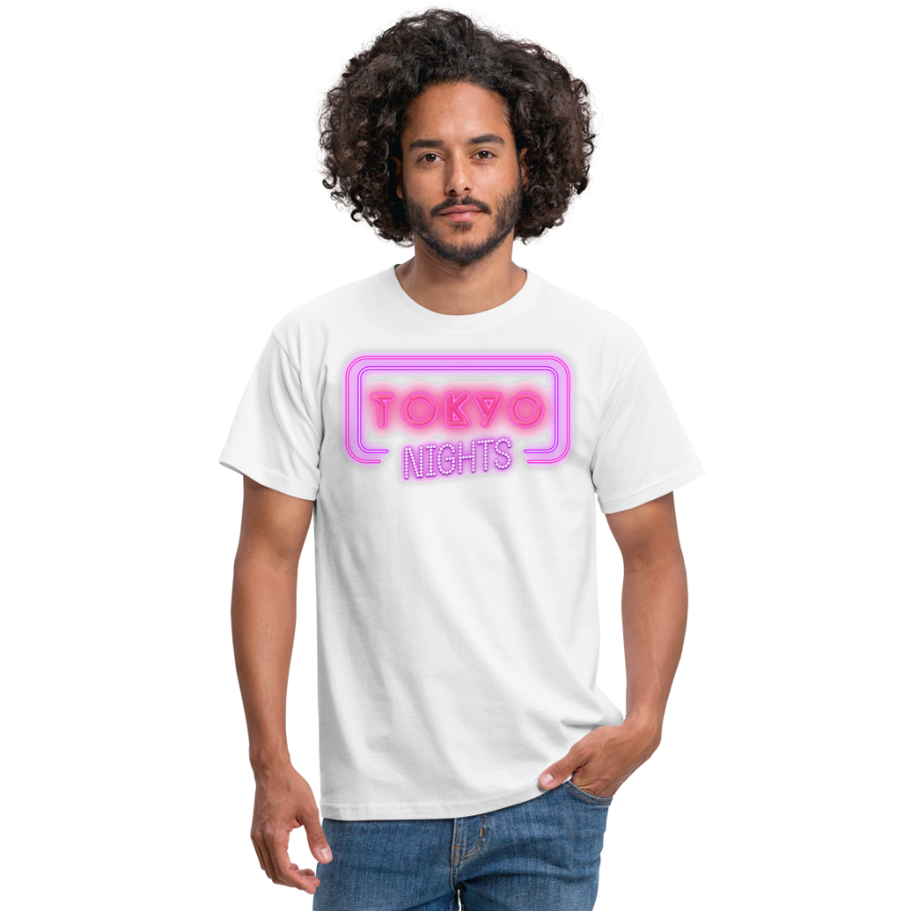 T-Shirt Japan "Tokyo Nights" - Weiß
