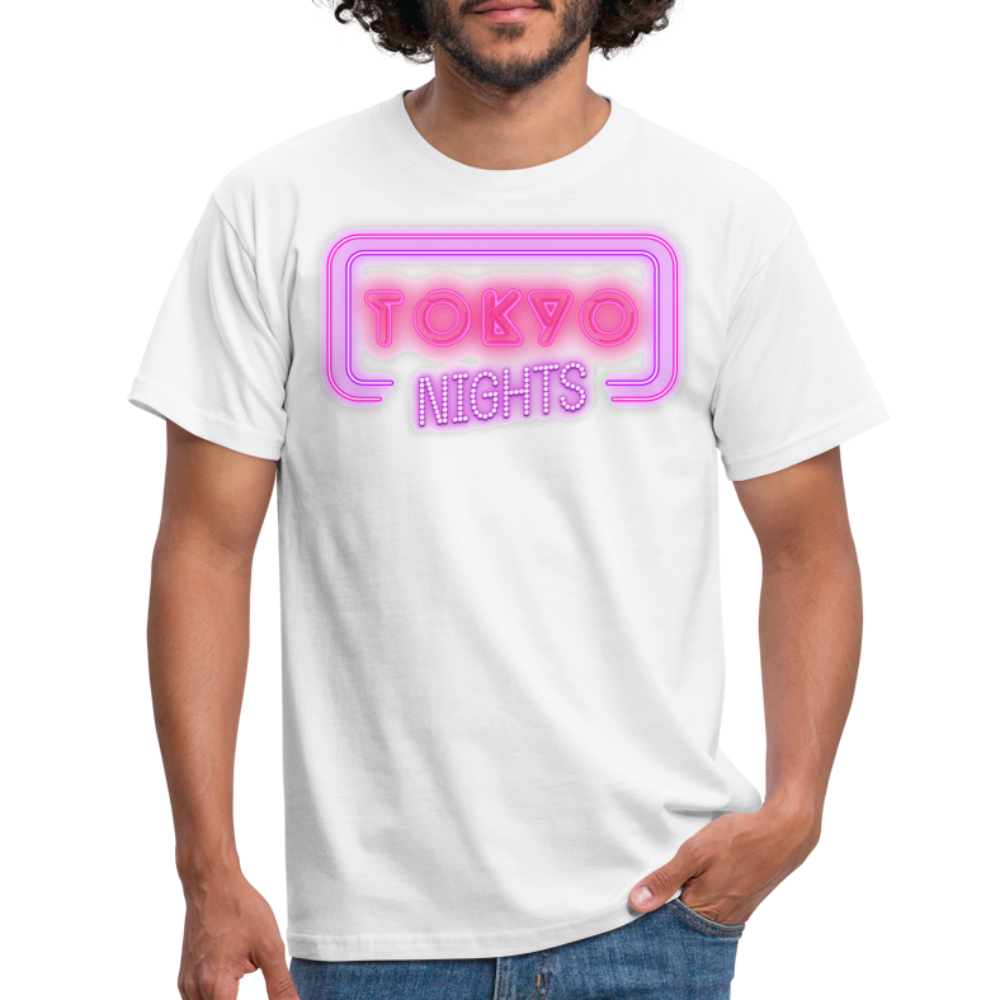 T-Shirt Japan "Tokyo Nights" - Weiß