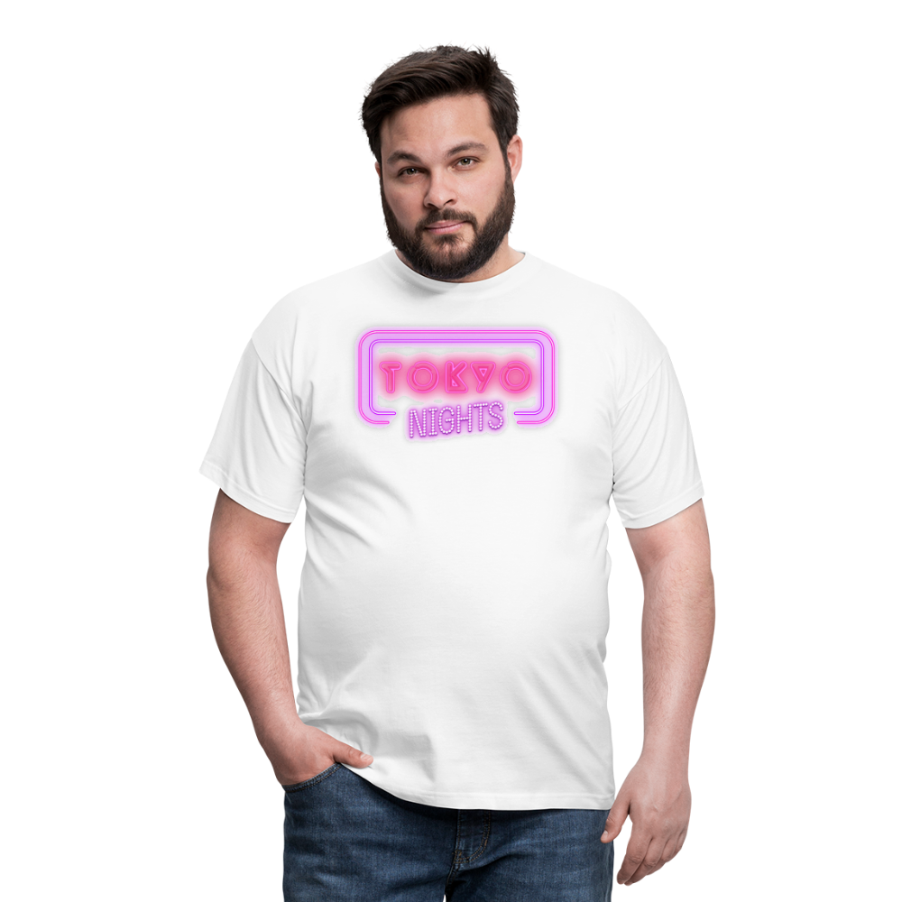 T-Shirt Japan "Tokyo Nights" - Weiß