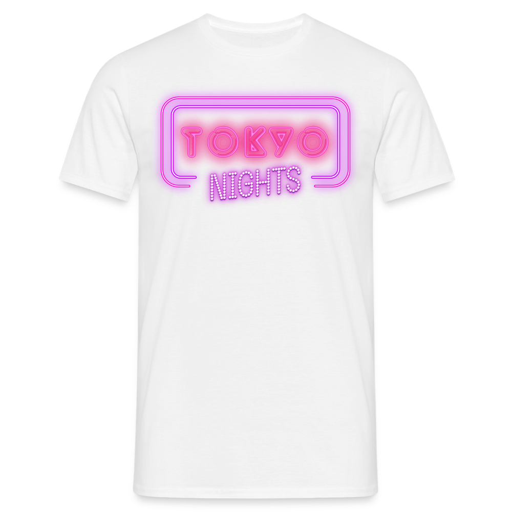 T-Shirt Japan "Tokyo Nights" - Weiß