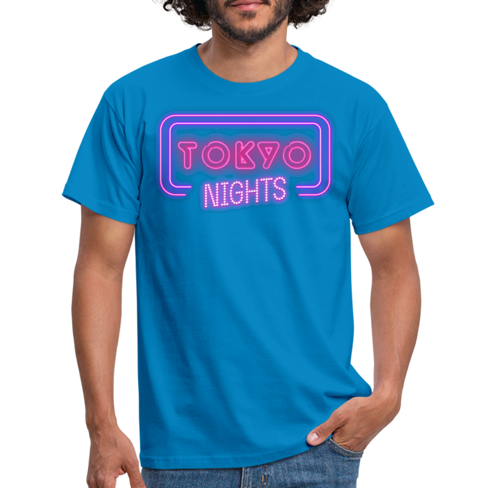 T-Shirt Japan "Tokyo Nights" - Royalblau
