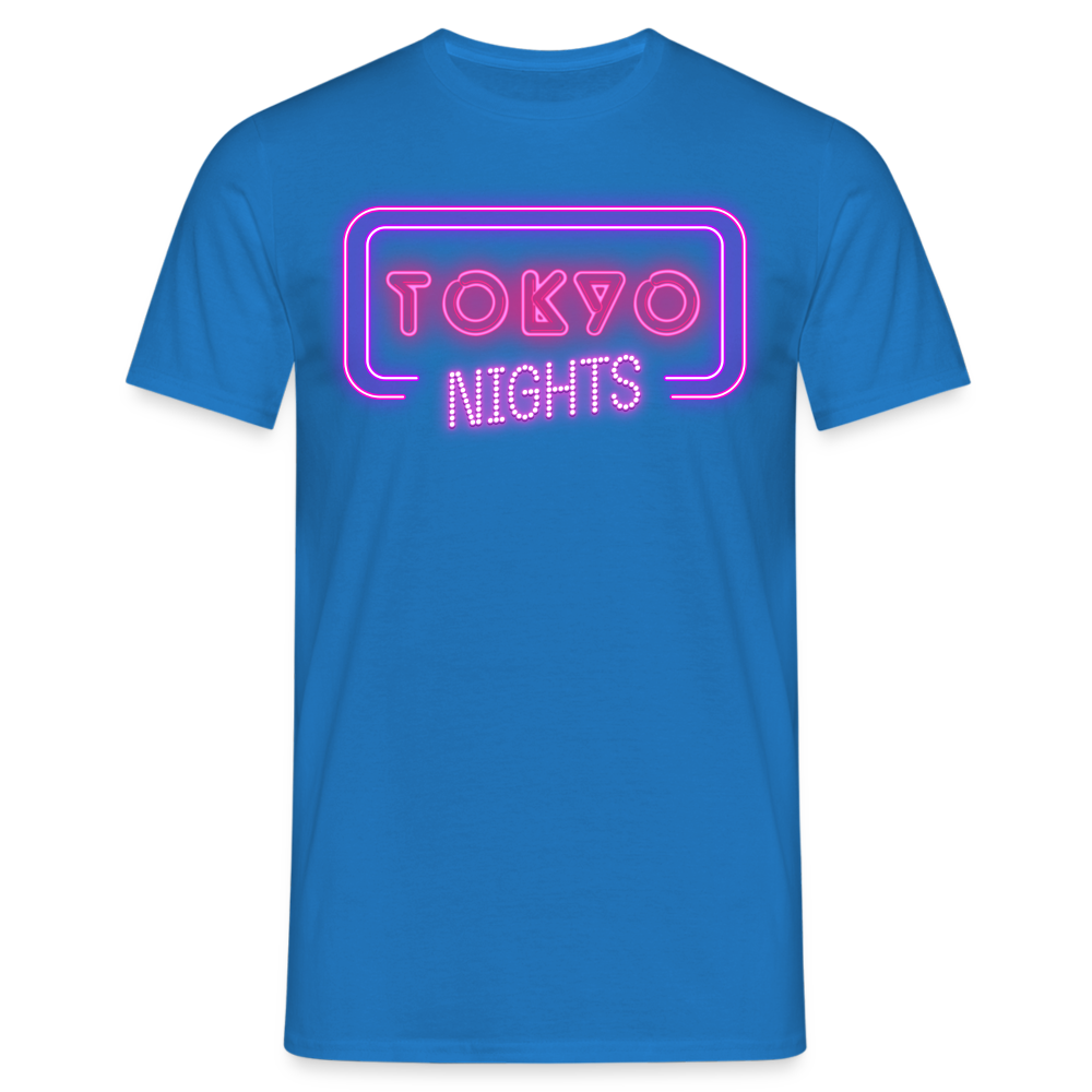 T-Shirt Japan "Tokyo Nights" - Royalblau