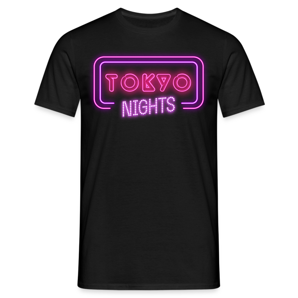 T-Shirt Japan "Tokyo Nights" - Schwarz