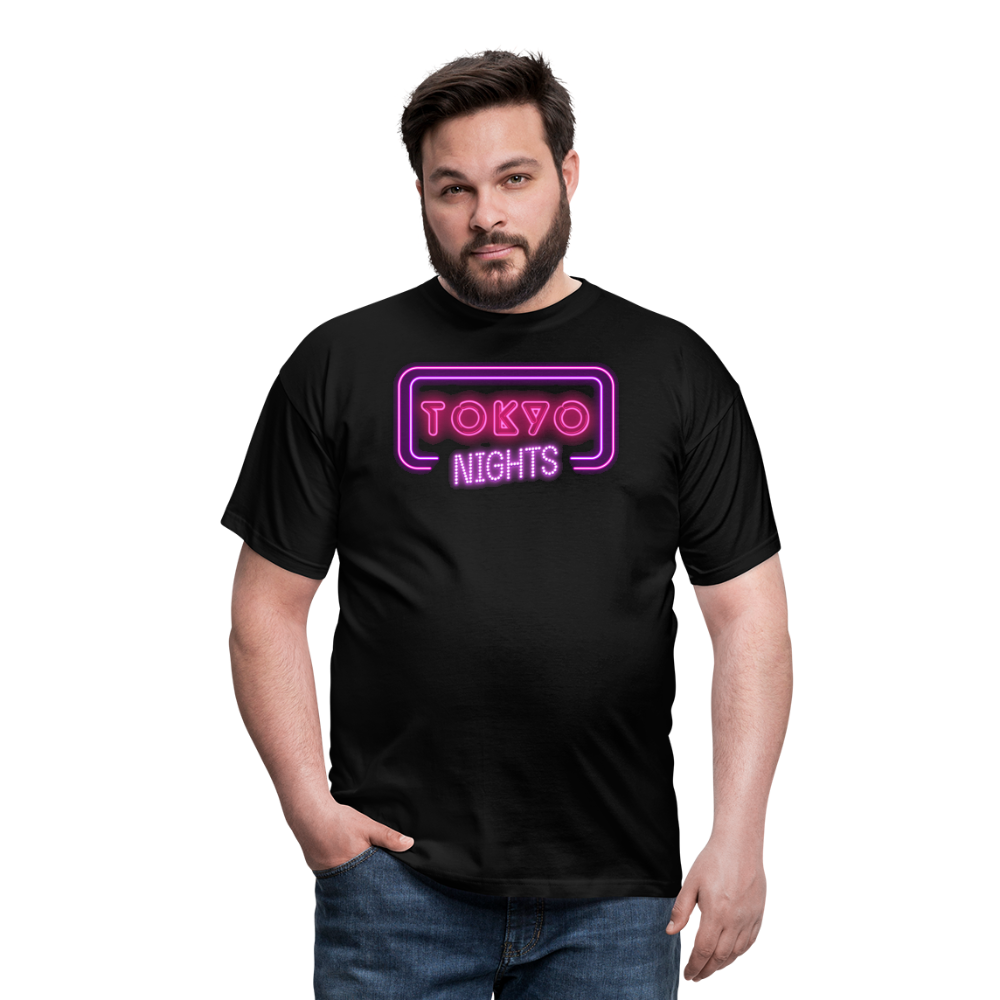 T-Shirt Japan "Tokyo Nights" - Schwarz