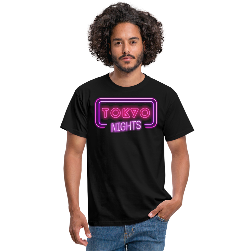 T-Shirt Japan "Tokyo Nights" - Schwarz
