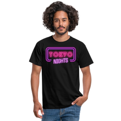 T-Shirt Japan "Tokyo Nights" - Schwarz