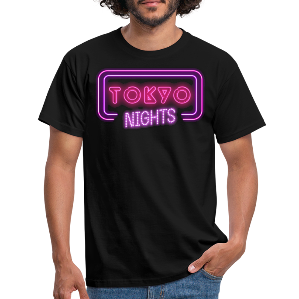 T-Shirt Japan "Tokyo Nights" - Schwarz