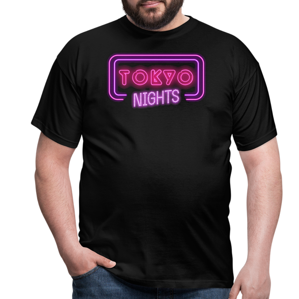 T-Shirt Japan "Tokyo Nights" - Schwarz