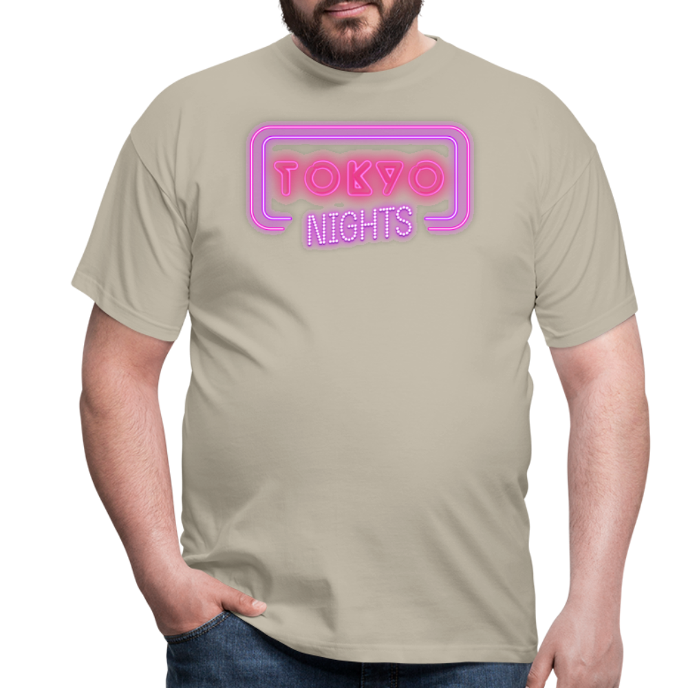 T-Shirt Japan "Tokyo Nights" - Sandbeige