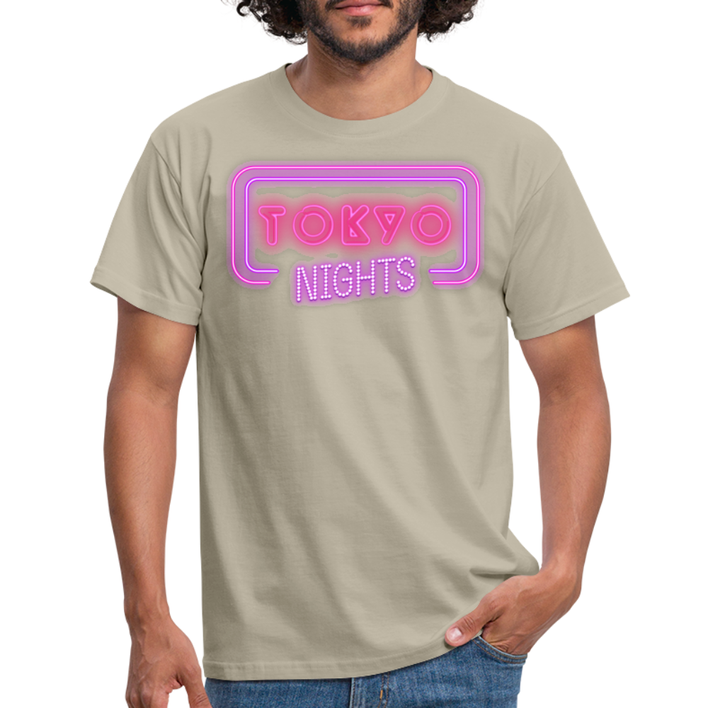 T-Shirt Japan "Tokyo Nights" - Sandbeige