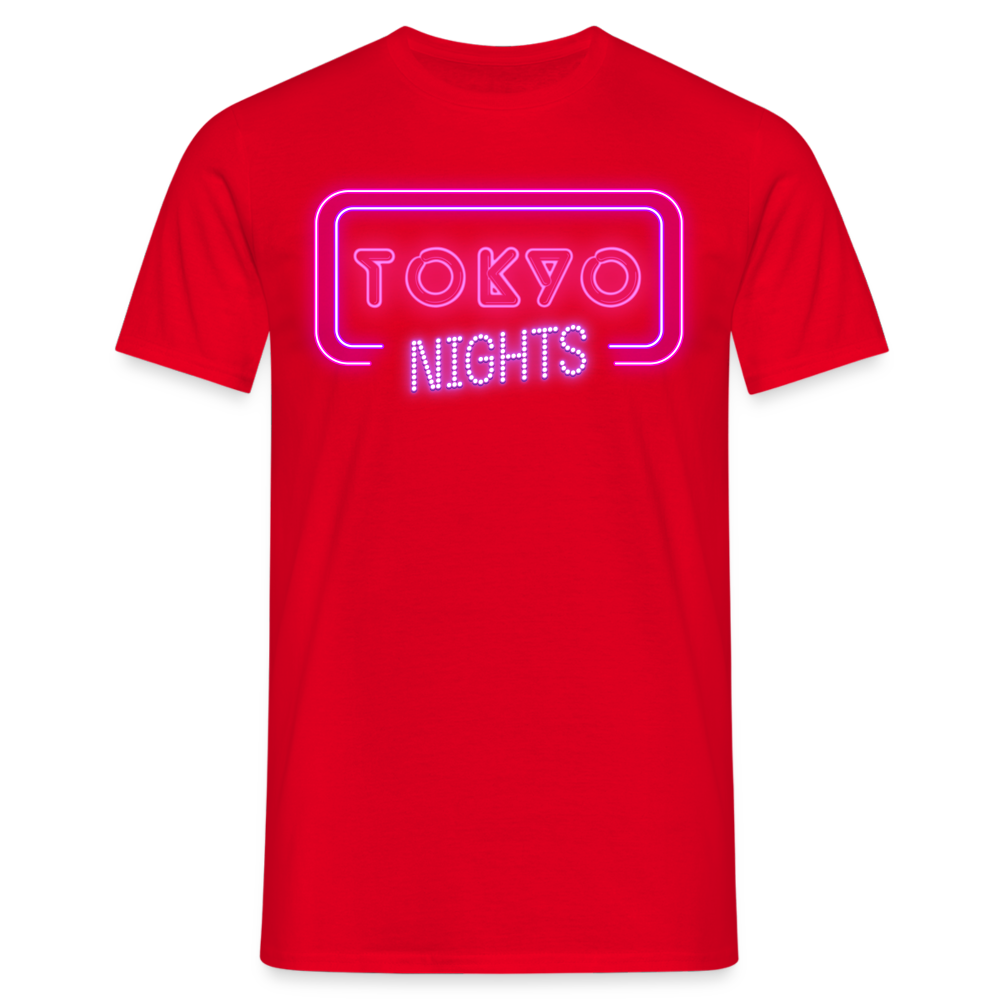 T-Shirt Japan "Tokyo Nights" - Rot