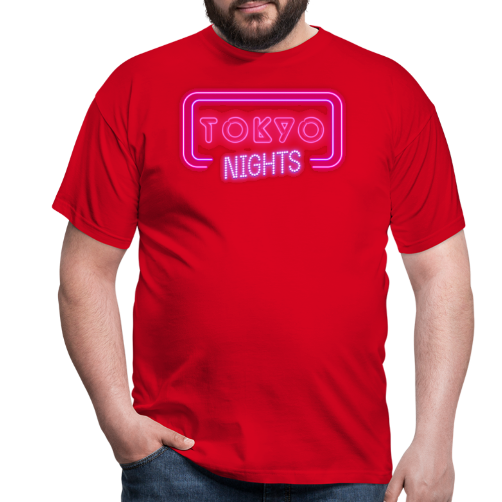T-Shirt Japan "Tokyo Nights" - Rot