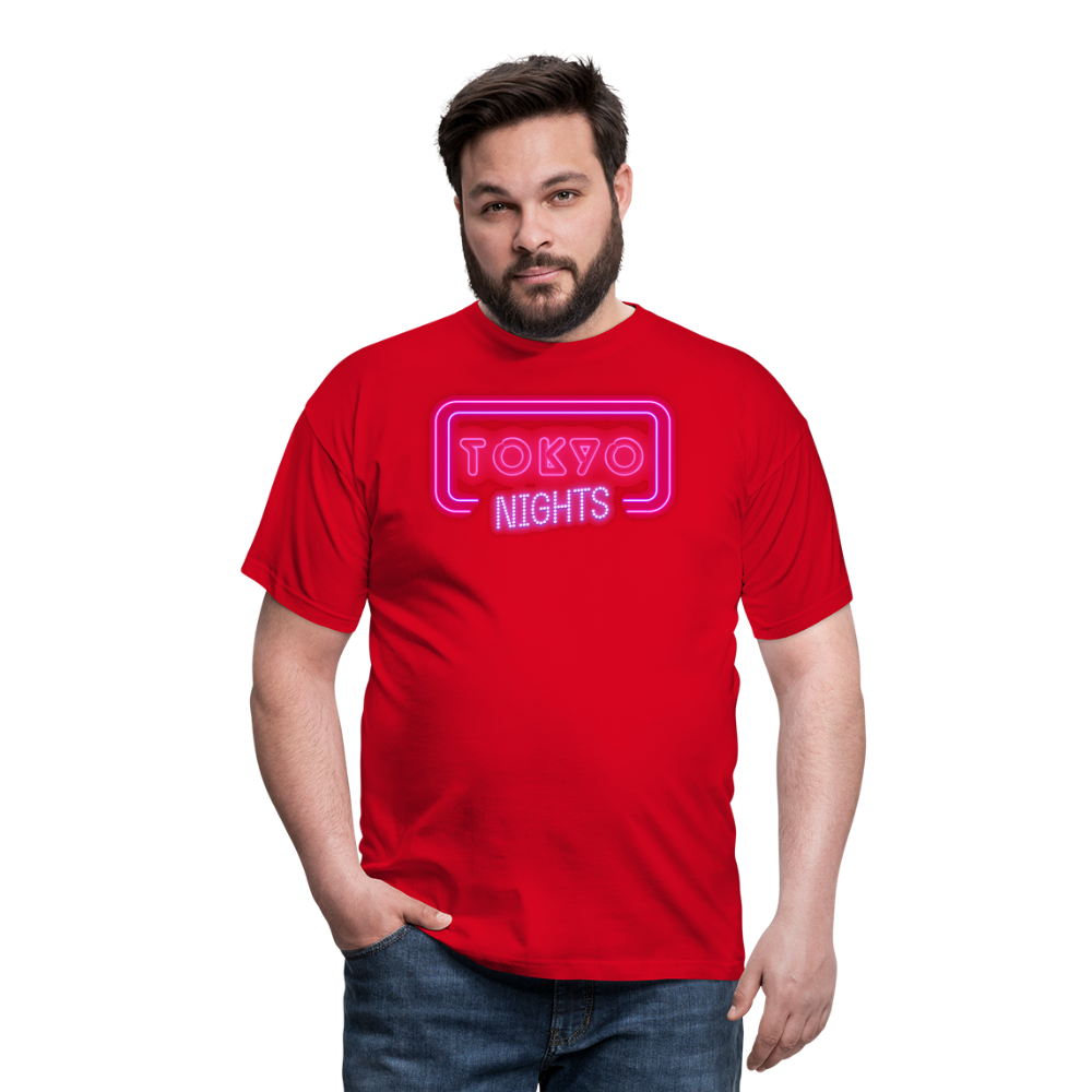 T-Shirt Japan "Tokyo Nights" - Rot