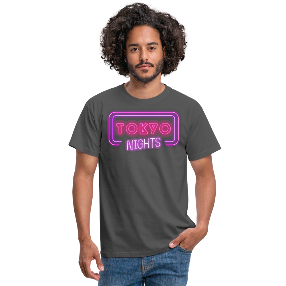 T-Shirt Japan "Tokyo Nights" - Anthrazit
