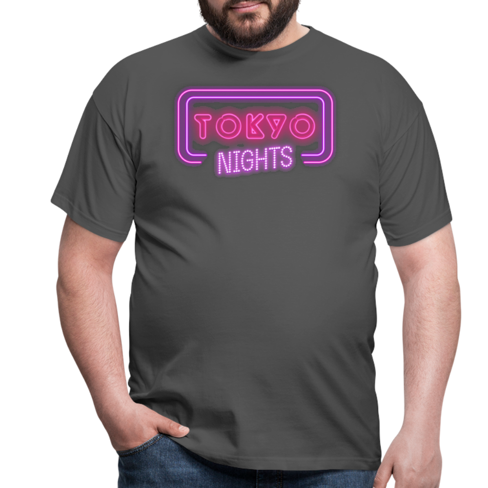 T-Shirt Japan "Tokyo Nights" - Anthrazit