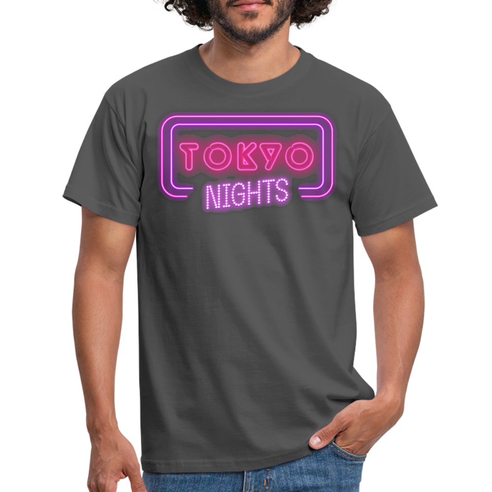 T-Shirt Japan "Tokyo Nights" - Anthrazit