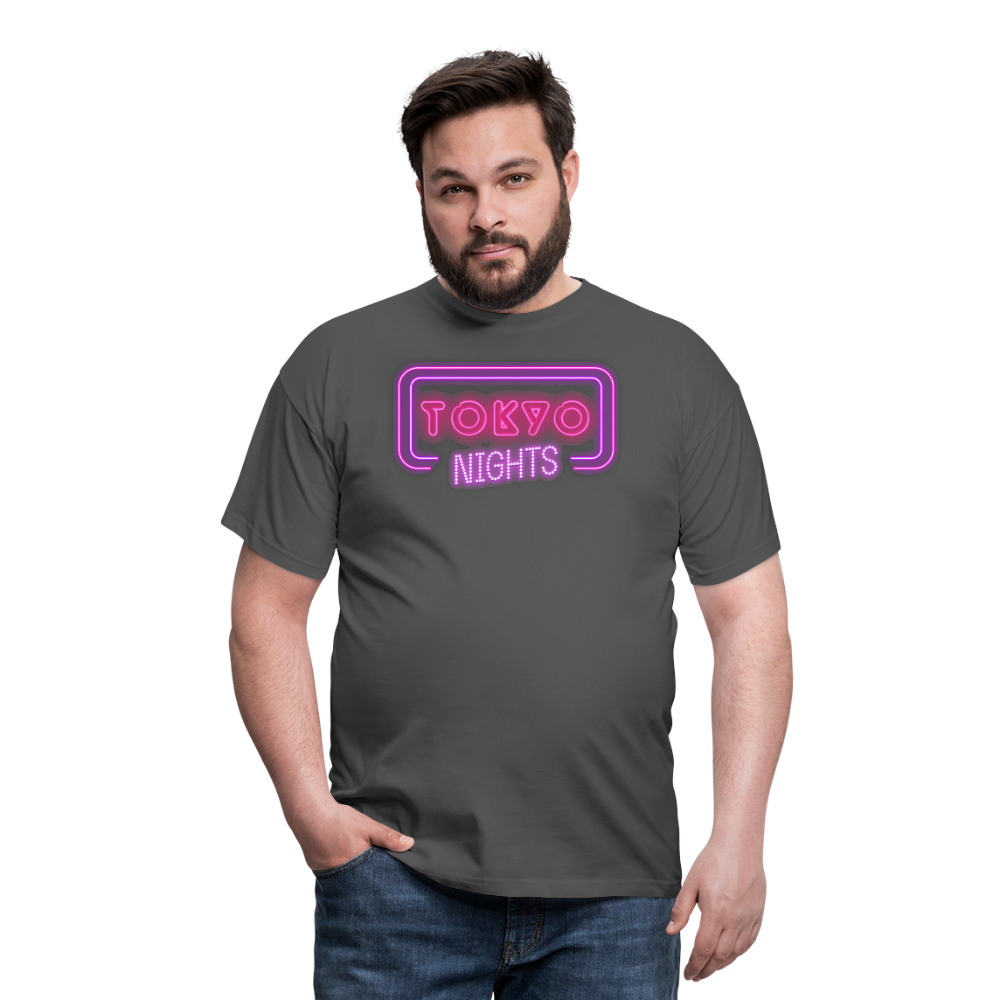 T-Shirt Japan "Tokyo Nights" - Anthrazit