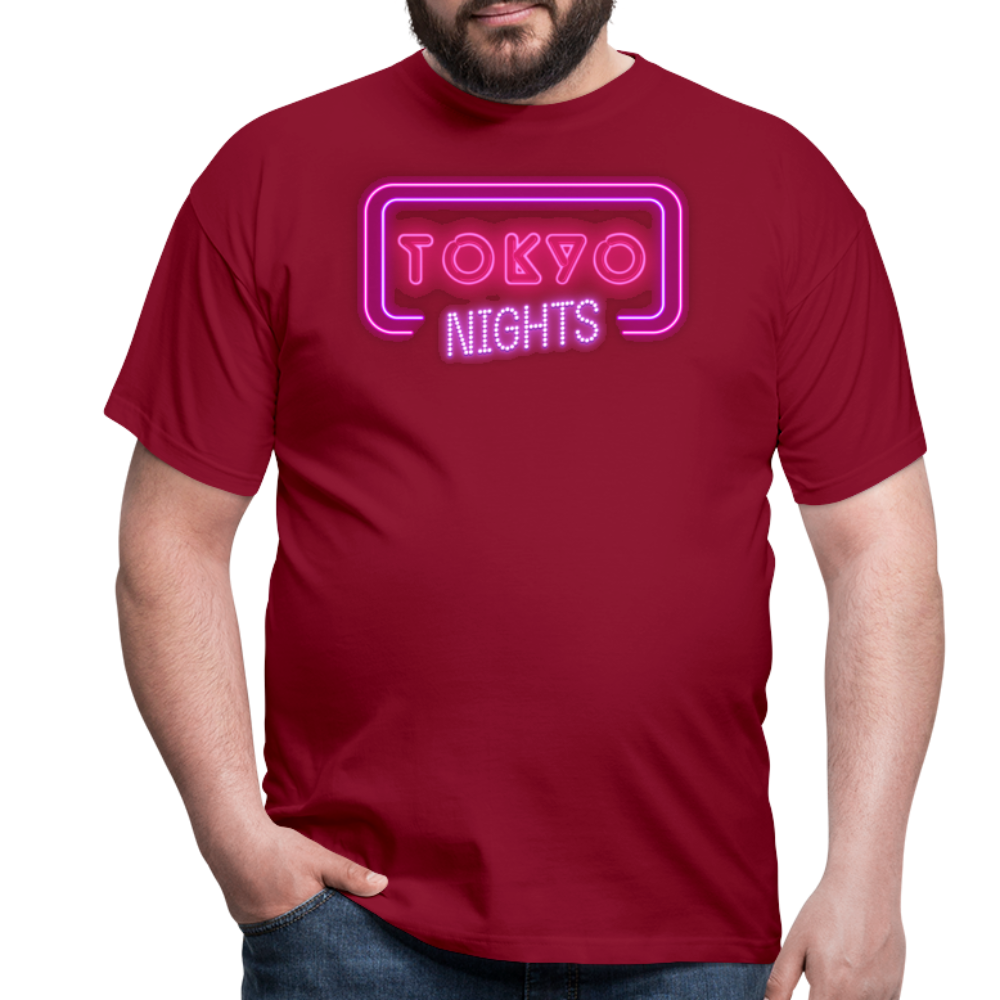 T-Shirt Japan "Tokyo Nights" - Ziegelrot
