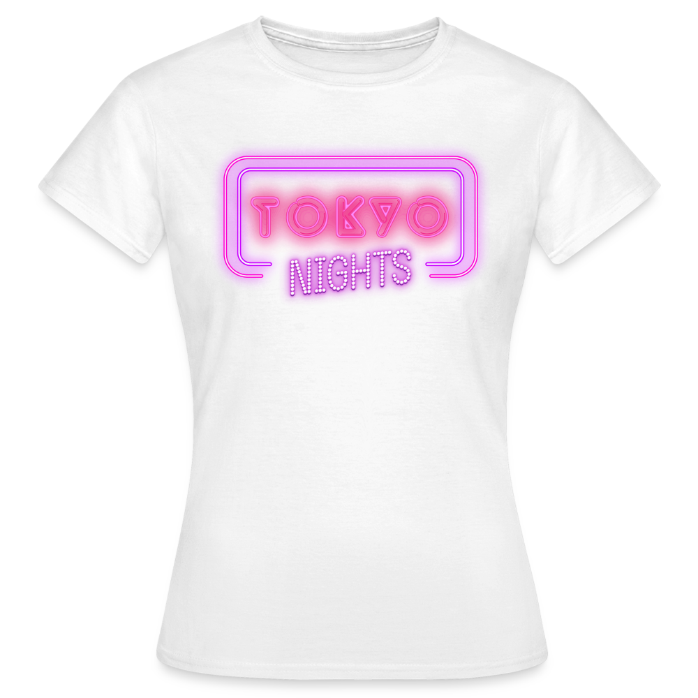 T-Shirt Ladies Japan "Tokyo Nights" - Weiß