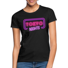 T-Shirt Ladies Japan "Tokyo Nights" - Schwarz