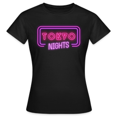 T-Shirt Ladies Japan "Tokyo Nights" - Schwarz