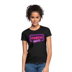 T-Shirt Ladies Japan "Tokyo Nights" - Schwarz