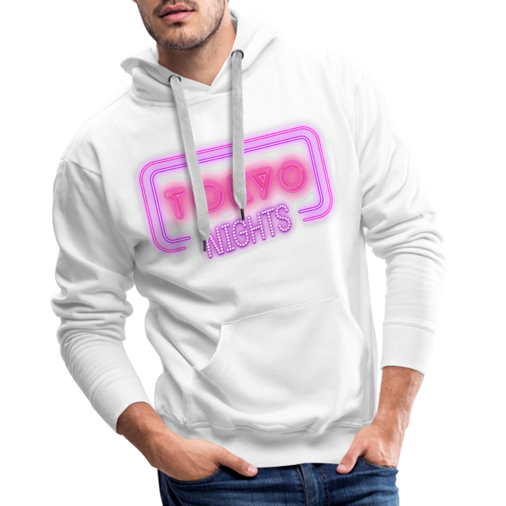 Hoodie Japan "Tokyo Nights" - Weiß