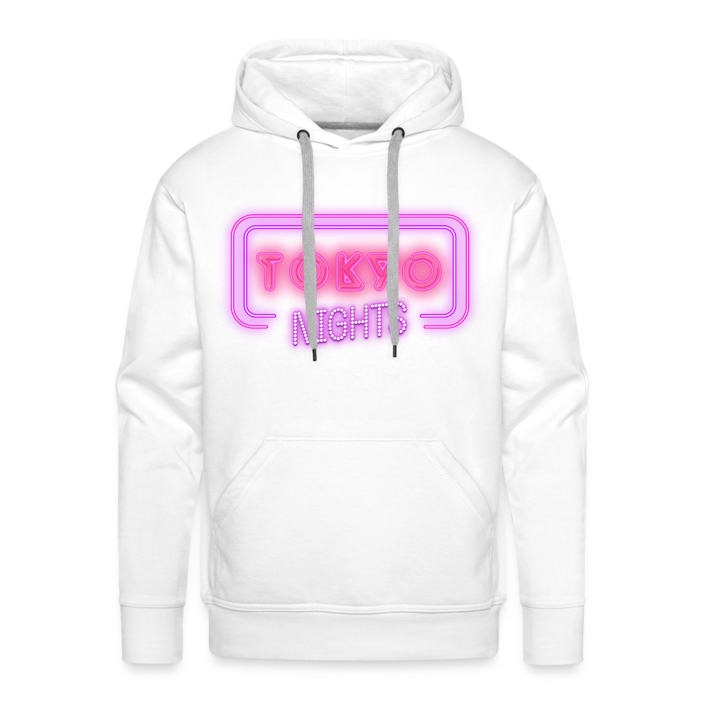 Hoodie Japan "Tokyo Nights" - Weiß