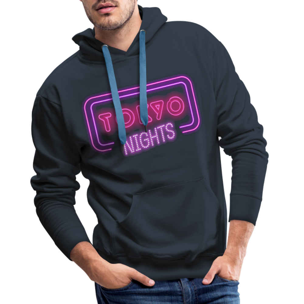 Hoodie Japan "Tokyo Nights" - Navy