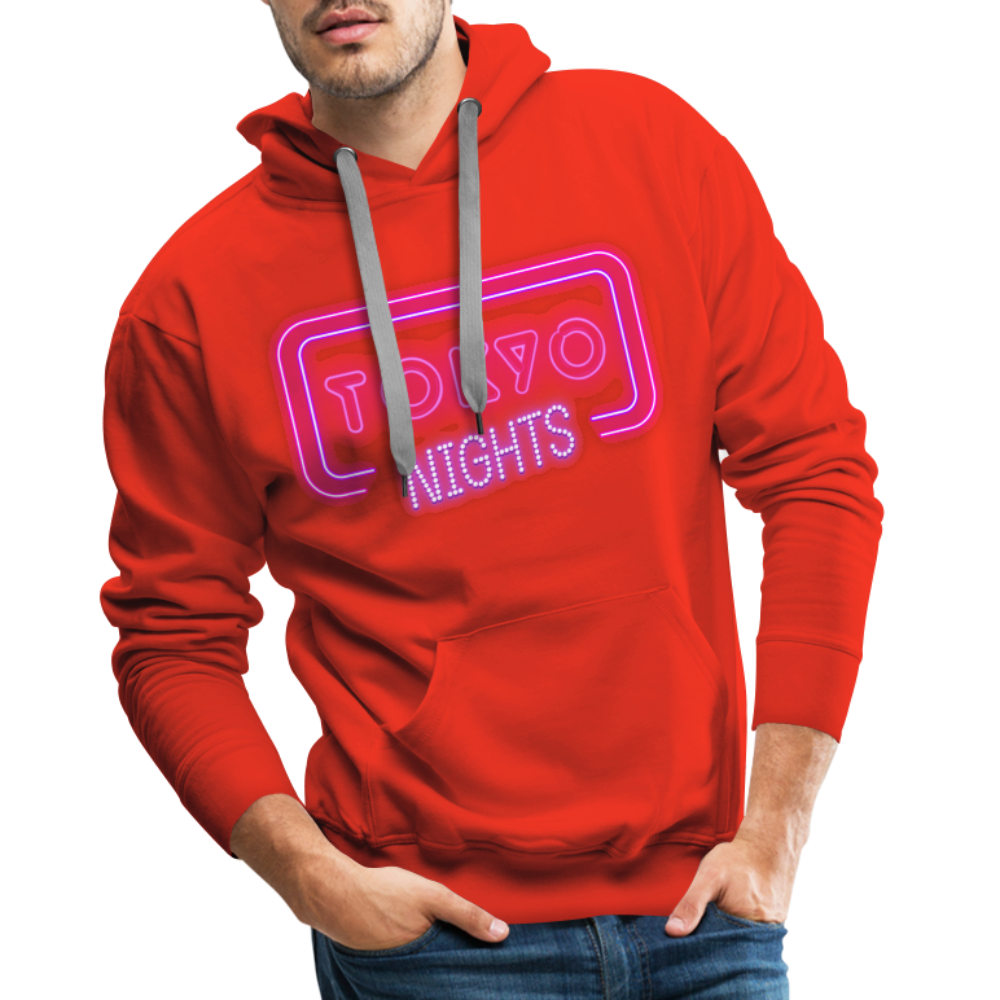 Hoodie Japan "Tokyo Nights" - Rot