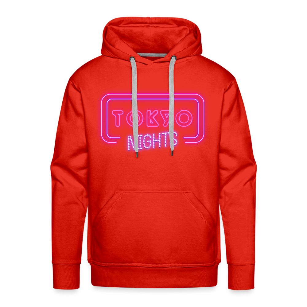 Hoodie Japan "Tokyo Nights" - Rot
